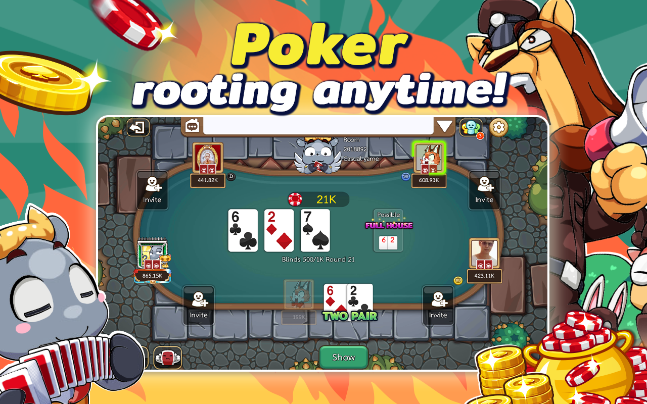 Dummy & Toon Poker OnlineGame Screenshot 9