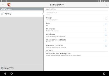 FortiClient VPN Screenshot 11