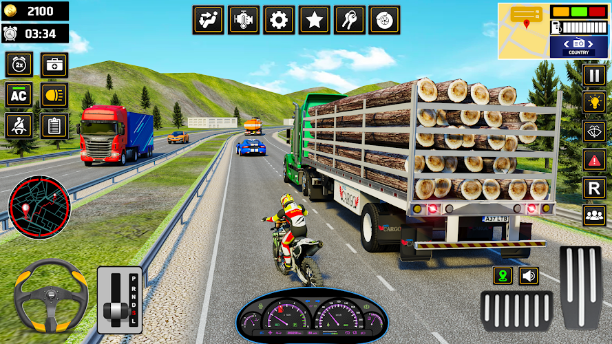 trò chơi xe tải vận chuyể euro Screenshot 9