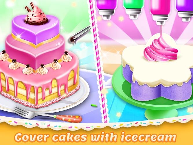 Ice cream Cake Maker Cake Game Screenshot 12