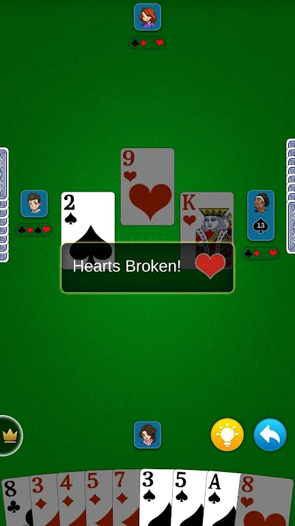 Hearts: Classic Card Game Screenshot 1