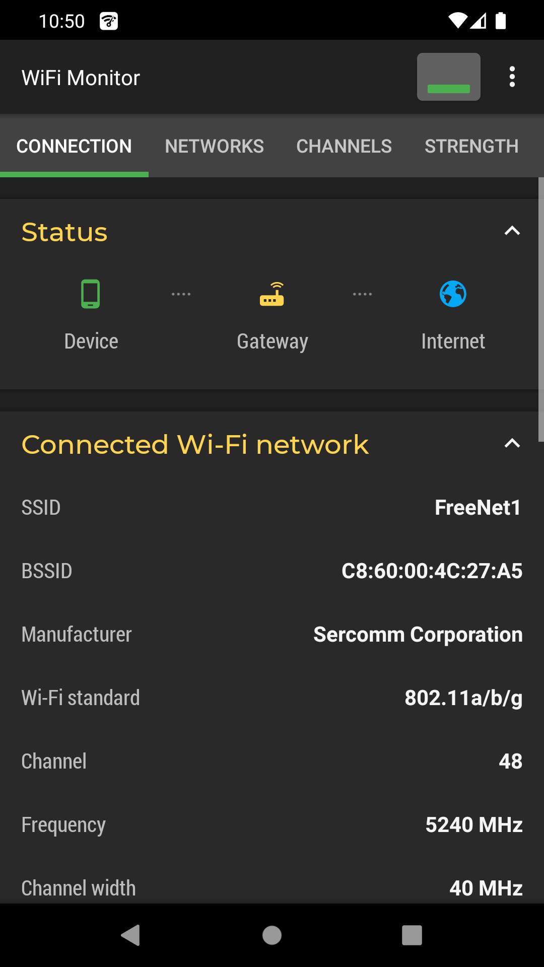 WiFi Monitor: network analyzer Screenshot 1