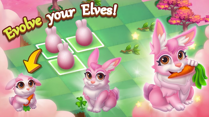 Merge Elves-Merge 3 Puzzles Screenshot 2