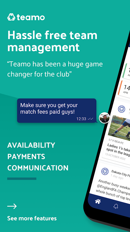 Teamo - Team Management Screenshot 1