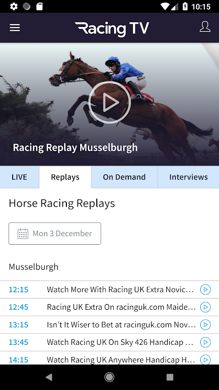 Racing TV – Live Horse Racing Screenshot 3