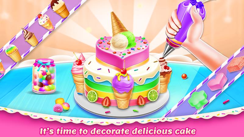 Ice cream Cake Maker Cake Game Screenshot 6