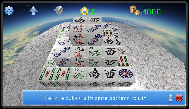 Mahjong 3D Cube Solitaire Screenshot 1