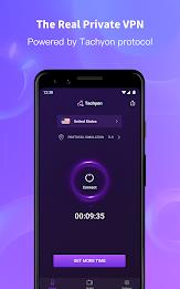 Tachyon VPN - Private Proxy Screenshot 1