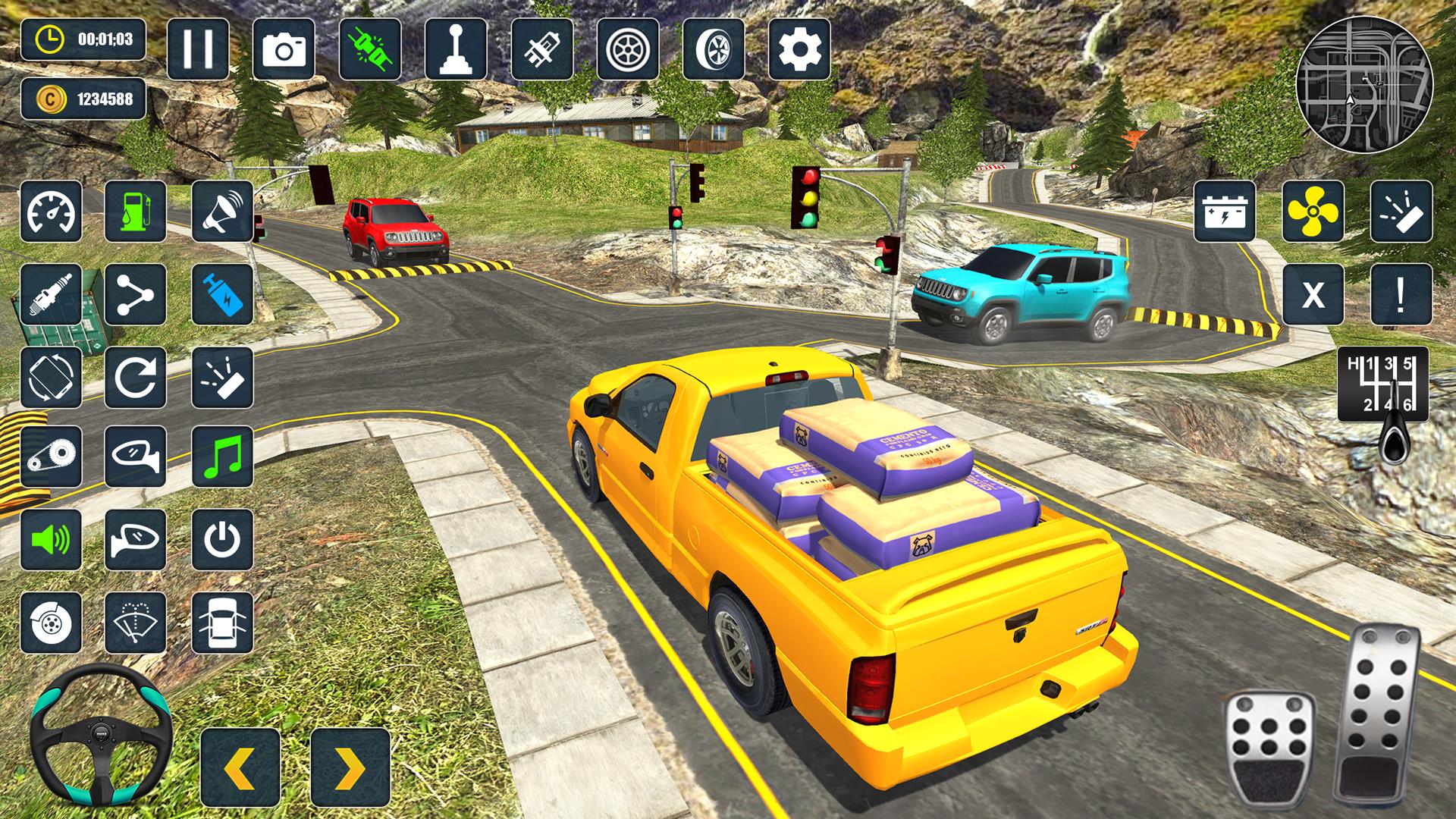 Offroad Pickup Truck Cargo Sim Screenshot 12