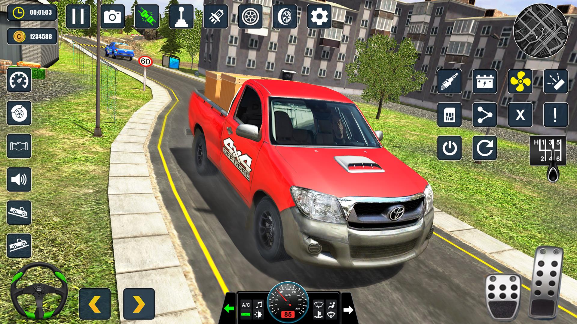 Offroad Pickup Truck Cargo Sim Screenshot 9