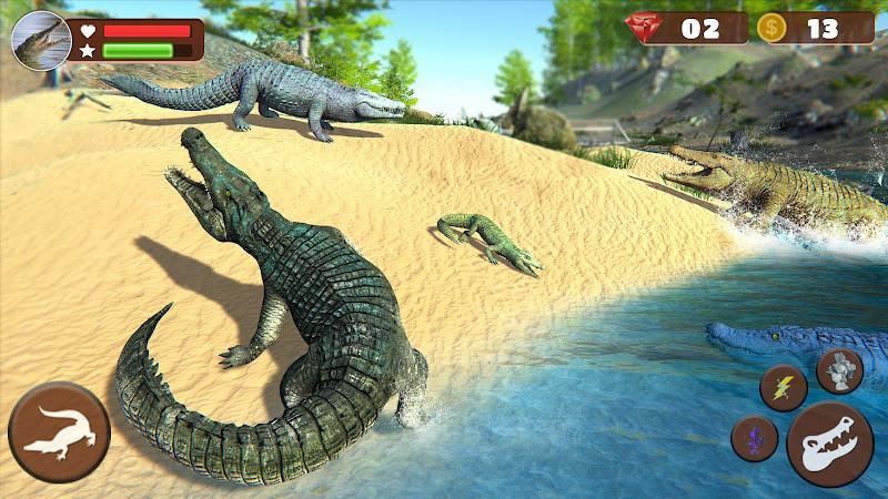 Wild Crocodile Family Sim Game Screenshot 4
