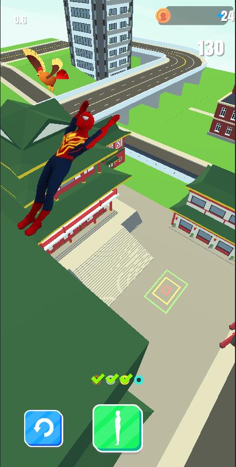 Superhero Flip Jump: Sky Fly Screenshot 3