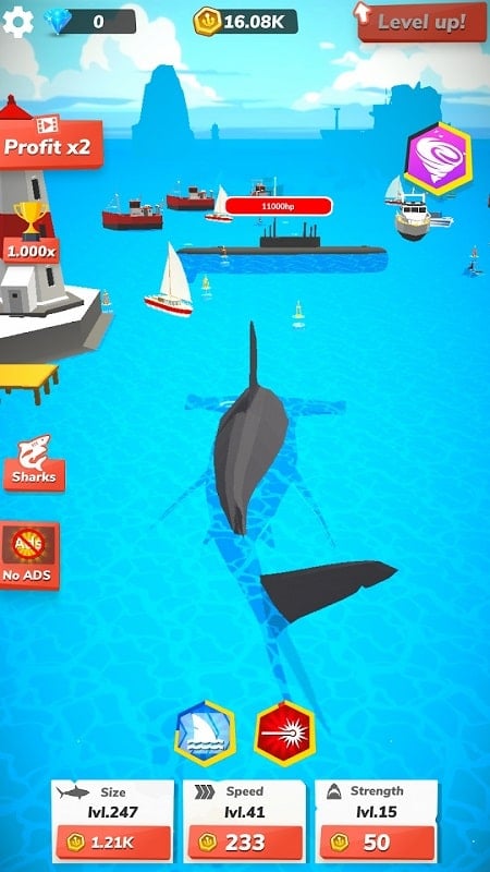 Idle Shark World Screenshot 4