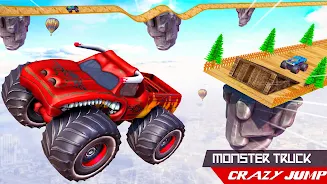 Monster Car Stunts Game 2023 Screenshot 4
