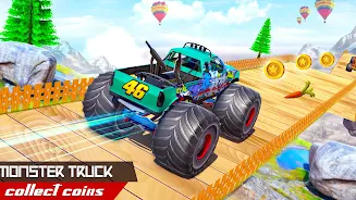 Monster Car Stunts Game 2023 Screenshot 2