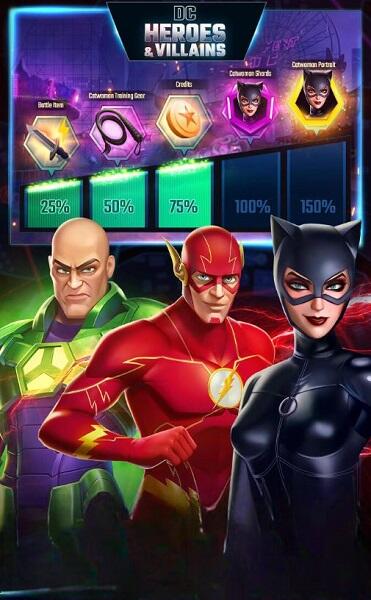 DC Heroes & Villains: Match 3 Screenshot 1