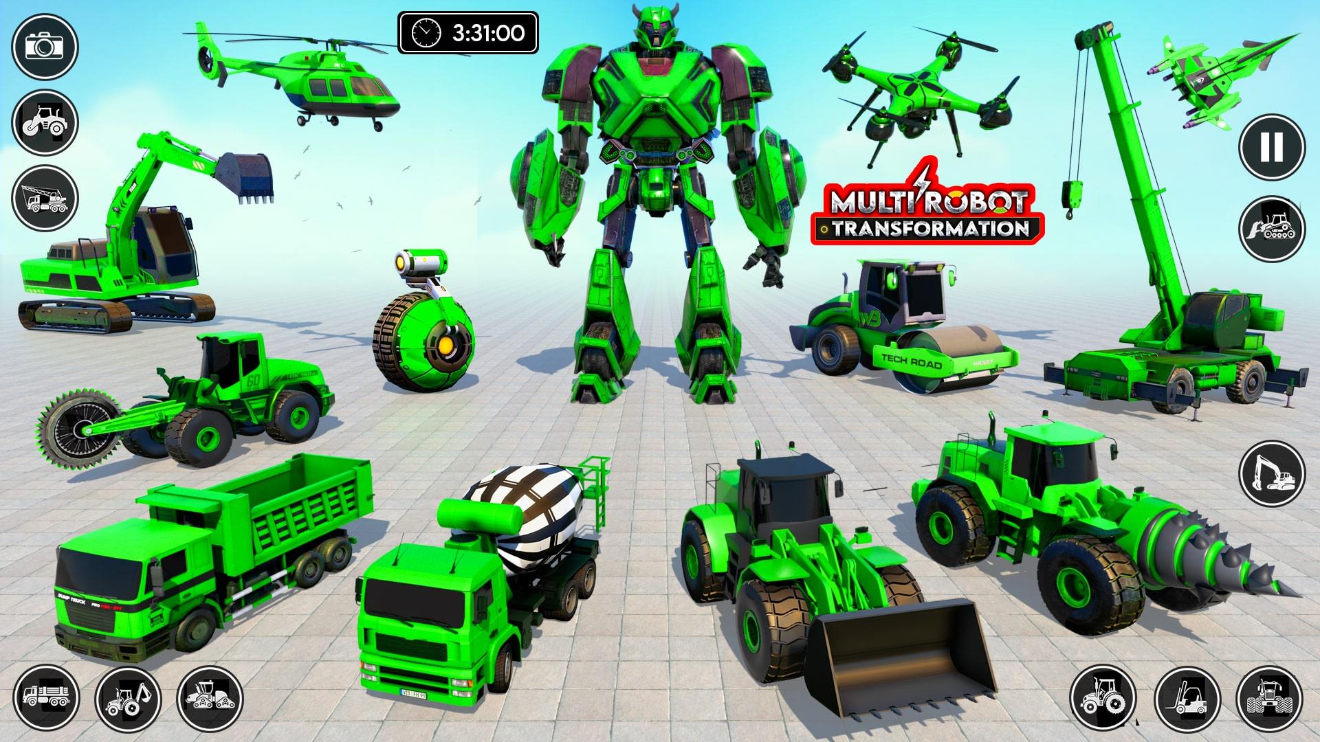 Robot Transform Car Games 3D Screenshot 5