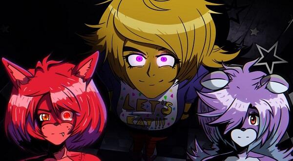 Five Nights In Anime Screenshot 1