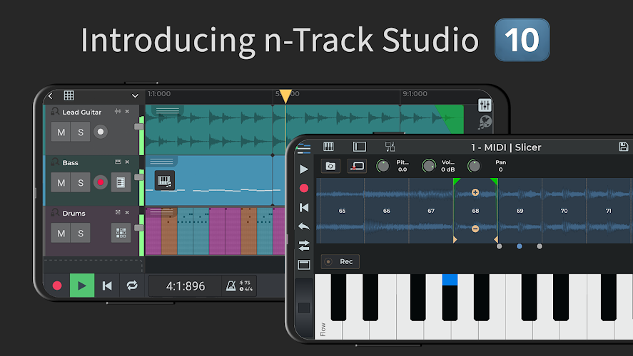 n-Track Studio DAW: Make Music Screenshot 1