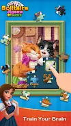 Solitaire Jigsaw Puzzle Screenshot 1
