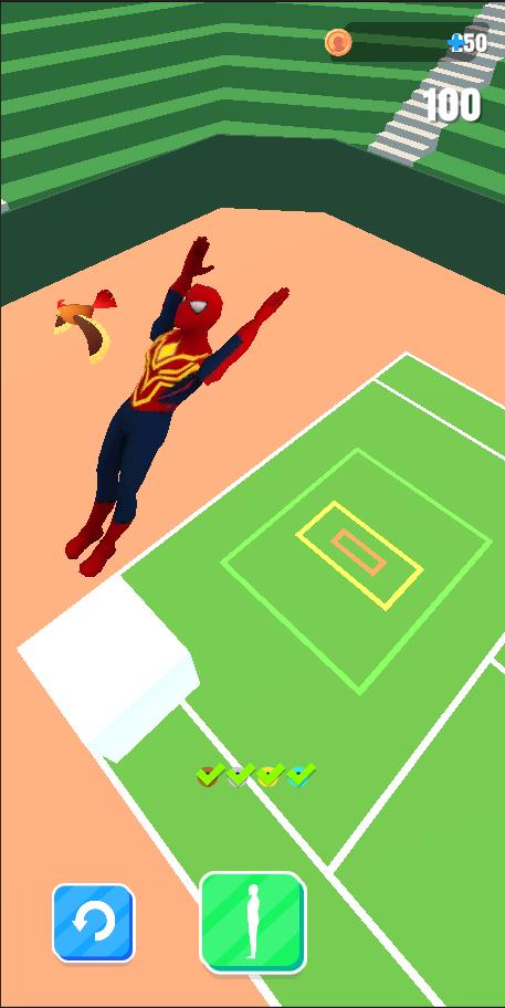 Superhero Flip Jump: Sky Fly Screenshot 2