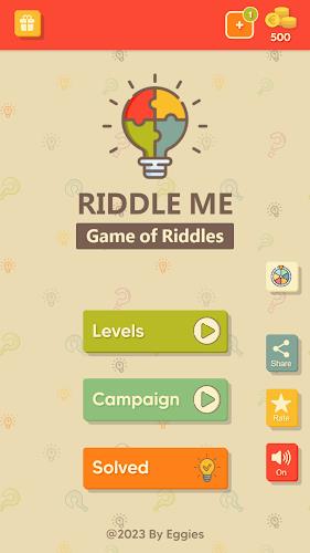 Riddle Me - A Game of Riddles Screenshot 1