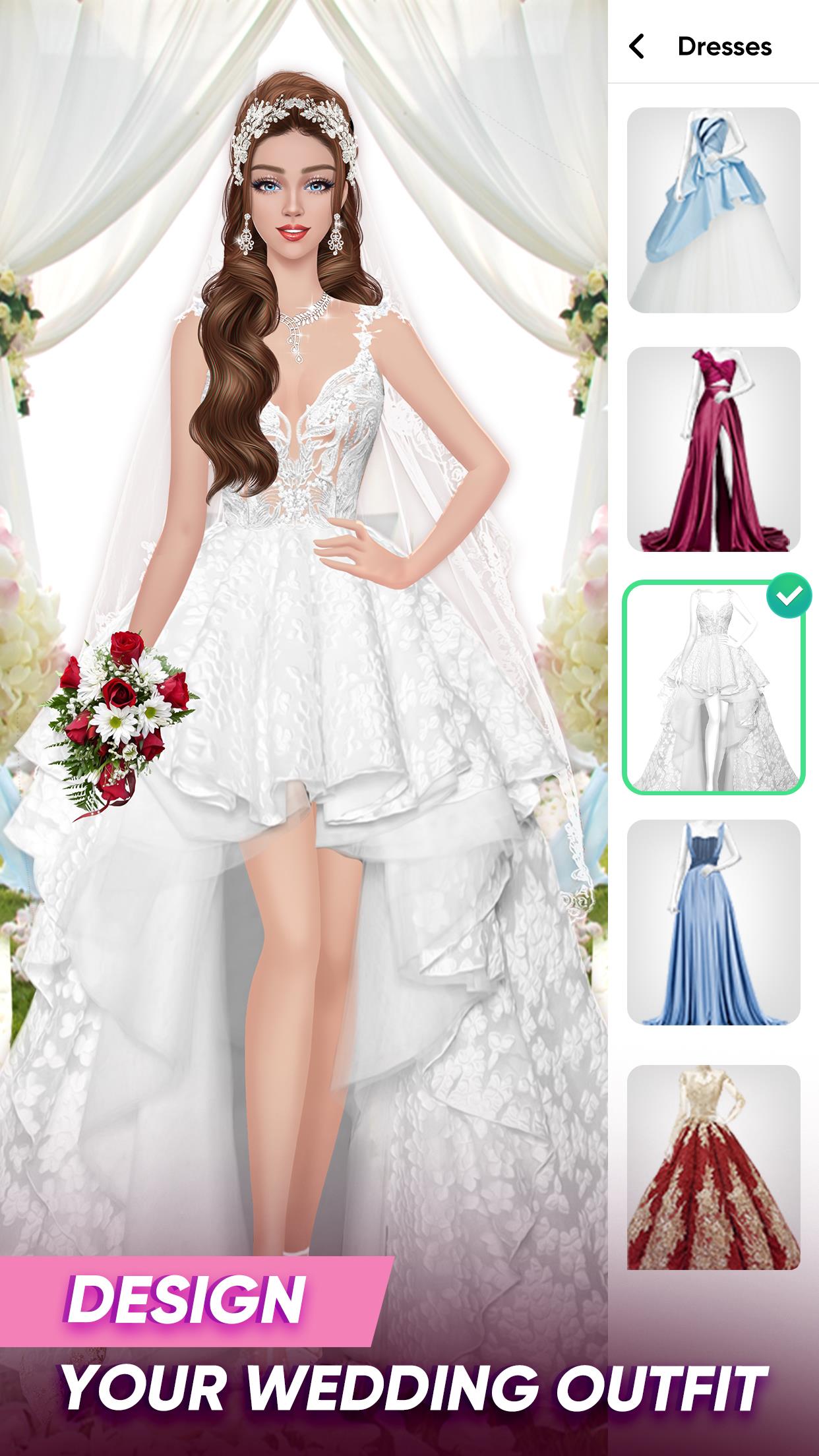 Wedding Dress Up Bridal Makeup Screenshot 3