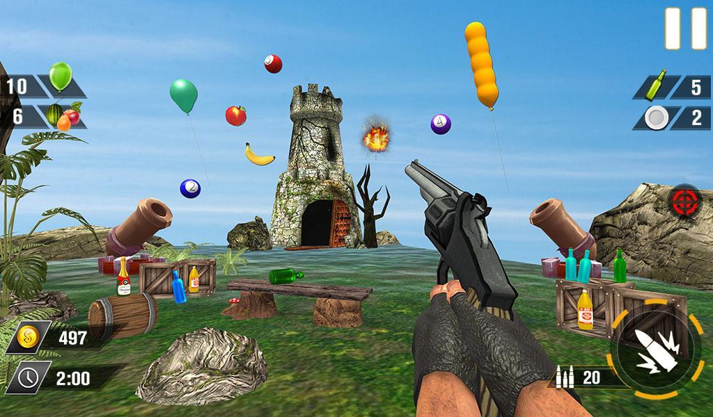 Bottle Gun Shooter Game Screenshot 8