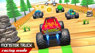 Monster Car Stunts Game 2023 Screenshot 1