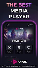 OPUS Media Player - Watch IPTV Screenshot 1