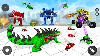 Animal Crocodile Robot Games Screenshot 3