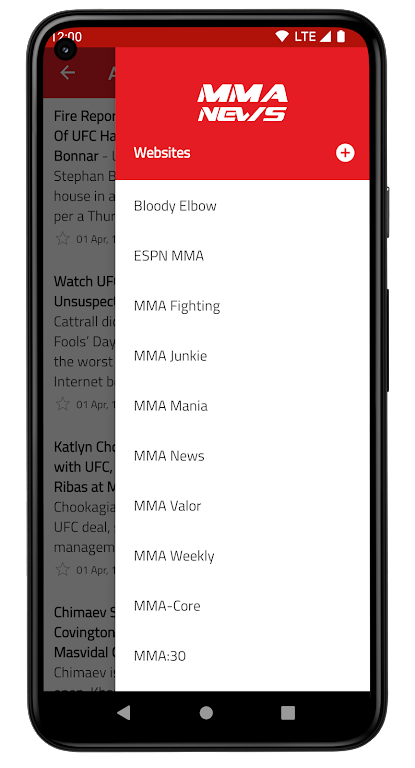 MMA News Screenshot 3