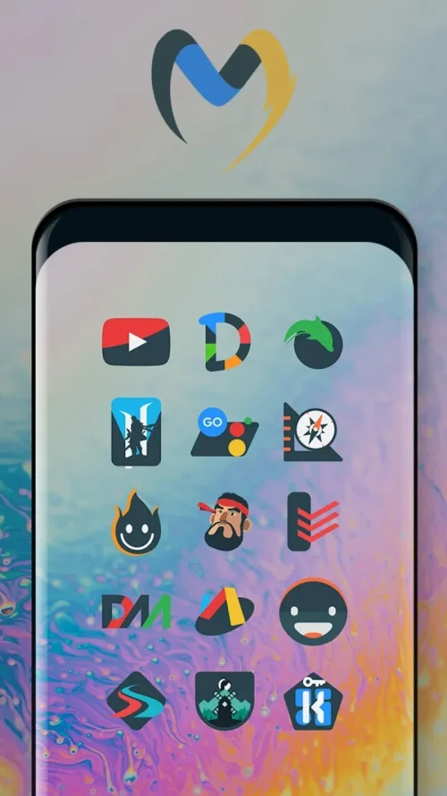 Material UI Dark Icon Pack Screenshot 3