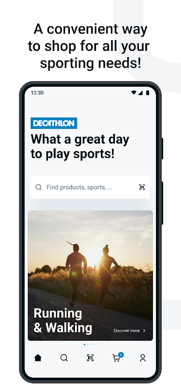 Decathlon Shopping App Screenshot 1