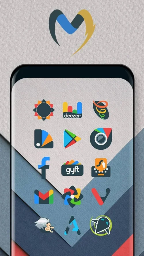 Material UI Dark Icon Pack Screenshot 2