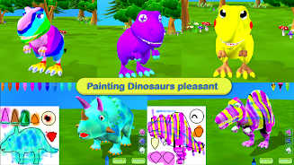 Dinosaur Coloring 3D - AR Cam Screenshot 4