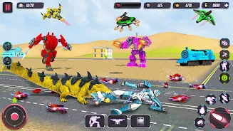 Animal Crocodile Robot Games Screenshot 10