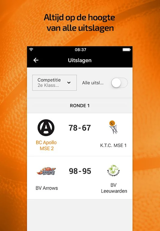 Basketball.nl Screenshot 3