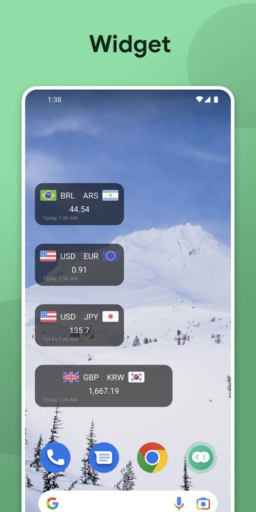 Currency Converter: RateX Screenshot 1