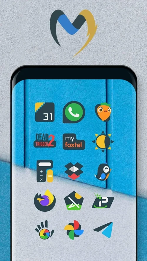 Material UI Dark Icon Pack Screenshot 1