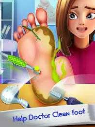Foot Doctor ASMR Offline Games Screenshot 2