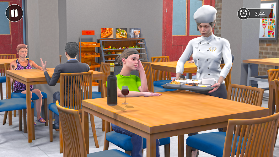 Trò chơi nấu ăn đầu bếp ảo Screenshot 1