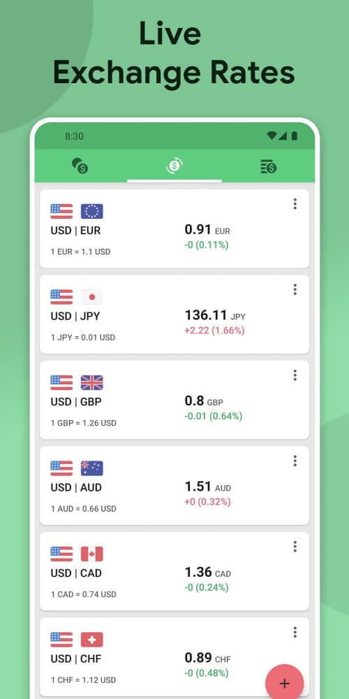 Currency Converter: RateX Screenshot 2