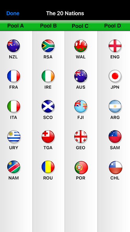 Rugby World App France 2023 Screenshot 2