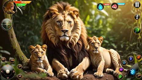 Lion Games Wild Lion Simulator Screenshot 1