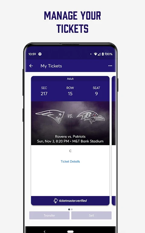 Baltimore Ravens Mobile Screenshot 3