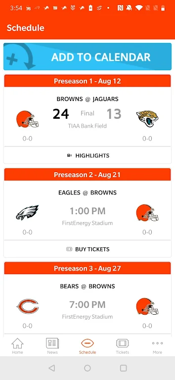 Cleveland Browns Screenshot 2