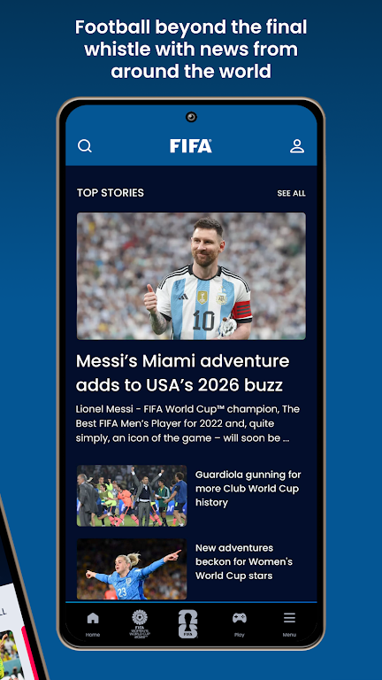 The Official FIFA App Screenshot 1