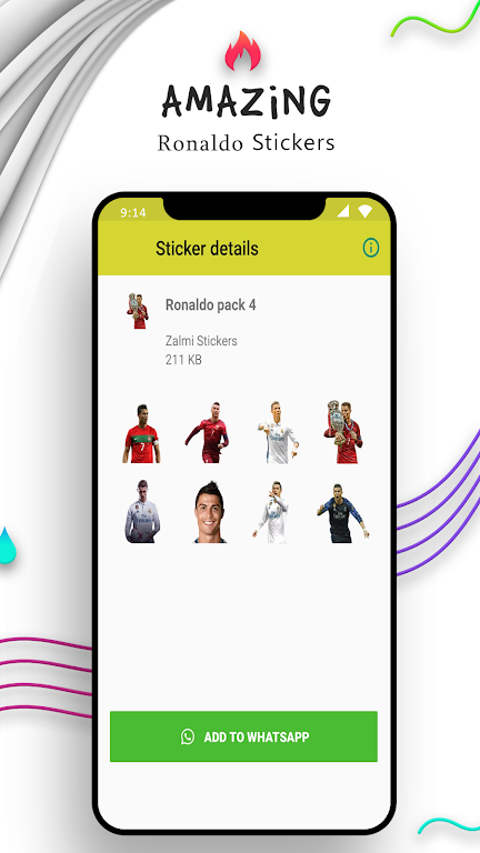 Ronaldo Stickers For Whatsapp Screenshot 2