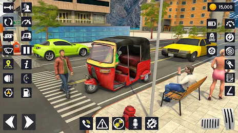 TukTuk Auto Rickshaw:City Taxi Screenshot 2